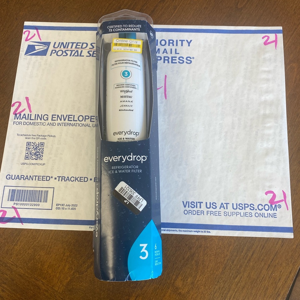 Everydrop Filter #3 Ice & Water Refrigerator New Sealed